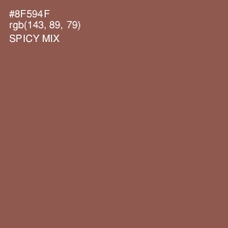 #8F594F - Spicy Mix Color Image